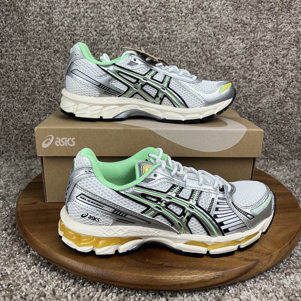 ASICS Gel-Kayano 12.1 White / Menthol 1203A827-100 Women’s Size 8 Men’s 6.5 New - Picture 1 of 12